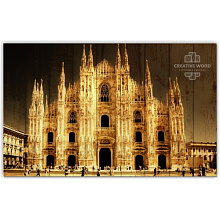 Панно с изображением достопримечательностей Creative Wood Страны Страны - Италия Милан